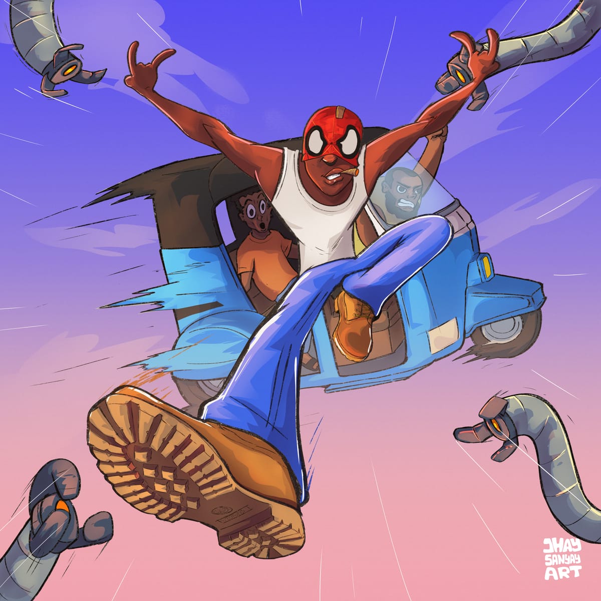 Spider Thug vs Octo